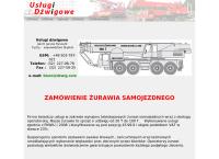 Strona internetowa z Jakim Janusz. Usługi dźwigowe