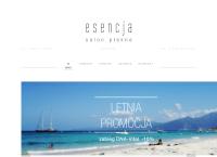 Strona internetowa z Salon Piękna Esencja - manicure i pedicure Kraków