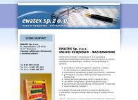 Strona internetowa z Ewatex sp. z o.o.
