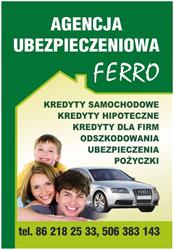 Ferro. PPHU. Pośrednictwo finansowo - ubezpieczeniowe. Anna Janyga