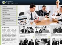 Strona internetowa z Finance Solutions Sp. z o.o.