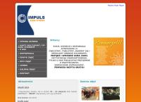 Strona internetowa z Impuls. Klub fitness. Trześniewska M.