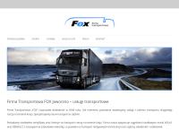 Firma Transportowa Fox. Sebastian Błoński