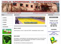 Strona internetowa z Hala Sportowa w Piechowicach