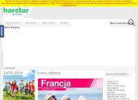 Strona internetowa z Harctur - Biuro Podróży