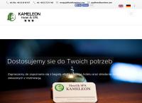 Strona internetowa z Hotel&SPA Kameleon