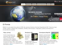 Strona internetowa z Imagis S.A.