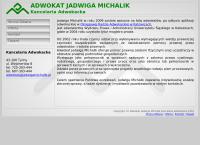 Kancelaria Adwokacka Adwokat Jadwiga Michalik. Adwokat, kancelaria