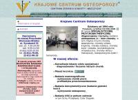 Pogotowie Ratunkowe - Krajowe Centrum Osteoporozy