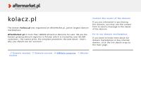 Strona internetowa z Kołacz. Piekarnia