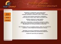 Strona internetowa z Kor-Plast - Korona Waldemar