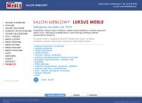 Strona internetowa z Luksus Meble Sklep Wielobranżowy Elżbieta Nierychlewska