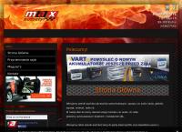 Strona internetowa z MAX-AUTOSTYL Wiciński Mariusz