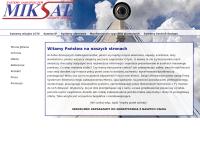 Strona internetowa z PHU Miksal. Adam Maciejak