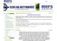 Strona internetowa z Miejski Ośrodek Pomocy Społecznej