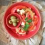 catering dietetyczny baskijska piperade z szynką