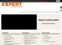 Strona internetowa z Expert. Ośrodek Kształcenia Ustawicznego