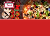 Strona internetowa z Pizzeria Tivoli