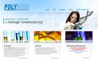 Strona internetowa z Polygen Sp. Z O.o.