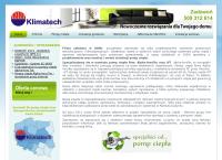 Strona internetowa z Klimatech-Bp