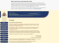 Strona internetowa z Nieruchomości. Anna Prószyńska