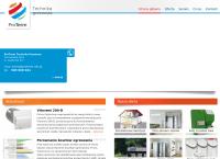 Strona internetowa z PROTERM