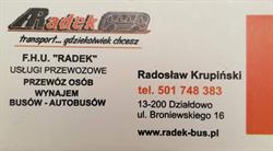 Radek Firma Handlowo-Usługowa Radosław Krupiński