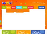Strona internetowa z Radość - Przedszkole Niepubliczne Z Grupą Żłobkową