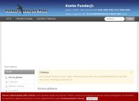 Strona internetowa z Ratujmy Ptaki. Fundacja