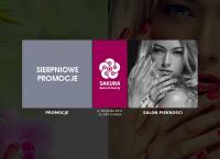 Strona internetowa z Sakura Dance & Beauty