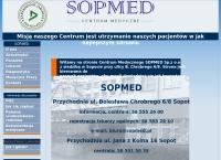 Strona internetowa z Sopmed Sp. Z O.o. Nzoz. Centrum Medyczne