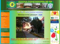 Strona internetowa z Szkoła Podstawowa nr 58 im. Kazimierza Sołtysika