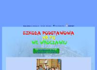 Strona internetowa z Szkoła Podstawowa nr 76 im. I Armii Wojska Polskiego