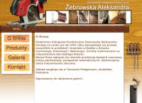 Strona internetowa z StolAŻ Stolarstwo Aleksandra Żebrowska