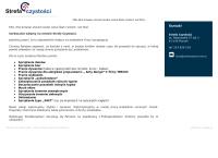 Strona internetowa z Strefa Czystości