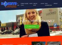 Strona internetowa z Szkoła jazdy ELKRYS  Krzysztof Grabowski