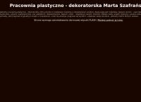 Szafrańska Marta. Pracownia plastyczno - dekoratorska