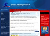 Strona internetowa z Teen Challenge Chrześcijański Ośrodek Dla Osób Uzależnionych