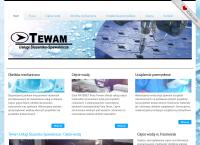 Strona internetowa z Tewam