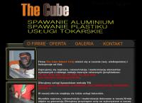 Strona internetowa z The Cube Robert Cichy