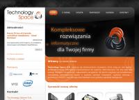 Strona internetowa z Technology Space S.A.