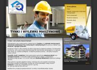 Strona internetowa z Tynki maszynowe i wylewki anhydrytowe | INTERQ