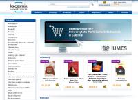 Strona internetowa z Księgarnia Uniwersytecka Sp. z o.o.