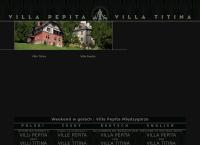 Strona internetowa z Villa Pepita & Villa Titina
