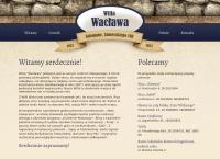 Strona internetowa z Willa Wacława S.C. Barbara Pałka-Dolczak, Teresa Tomczykiewicz