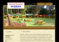 Strona internetowa z Ośrodek Wczasowy Wierna (Noclegi Kolonie Obozy Imprezy okolicznościowe)