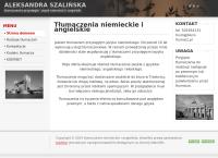 Aleksandra Szalińska Tłumacz przysięgły