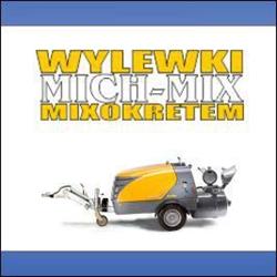 Mich-Mix Wylewki Mixokretem, Maszynowe. Wylewki maszynowe, wylewki mixokretem