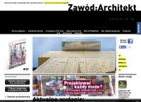 Strona internetowa z Zawód: Architekt. Redakcja