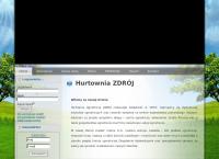 Strona internetowa z ZDRÓJ Hurtownia Ogrodnicza